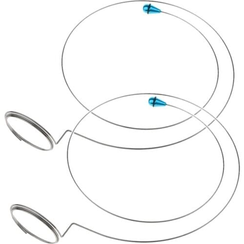 2pcs Stainless Steel Wire Eye Loupe Eyeglass Holder Band Watch Repair Tool