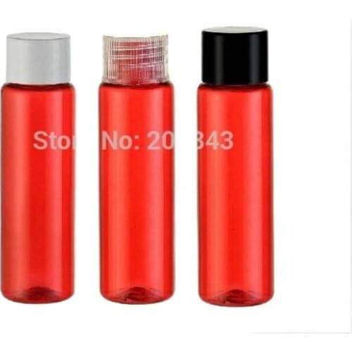 30ml red plastic PET bottle ,toilet water bottle,lotion bottle with screw lid