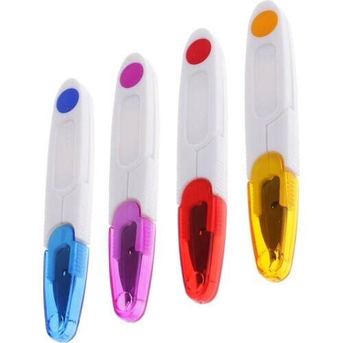 4 Pieces Embroidery Sewing Snips Thread Cutter Scissors Nipper Thrum Yarn Craft