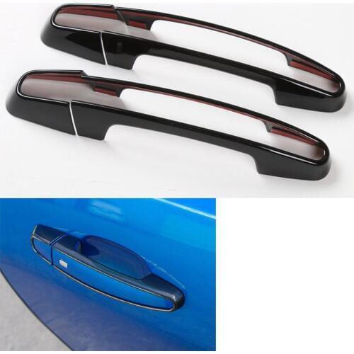 Car Exterior Door Handle Grab Decoration Frame Trim Cover Styling Fit For Chevrolet Camaro 2017+ ABS 3 Colors
