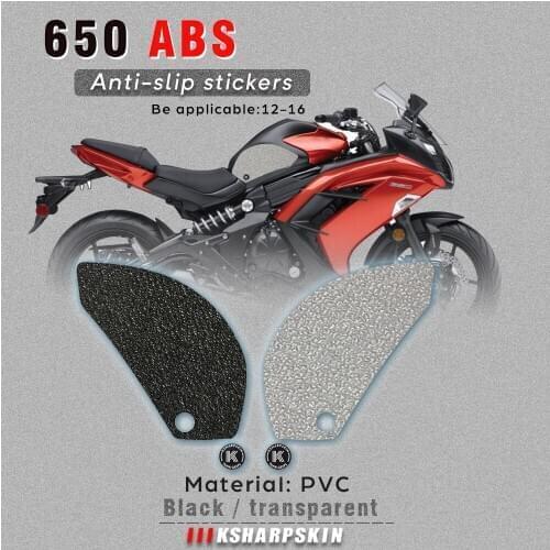 Motorcycle fuel tank pad tank grip protection sticker knee grip side applique for KAWASAKI 12-16 ER-6F 12-16 ER-6F ABS
