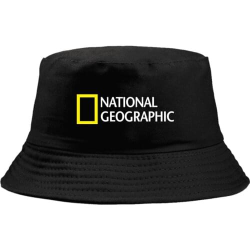 Both men and women Bucket Hats National Geographic discovery expedition Sun Hats Sun Shade Hip Hop Caps