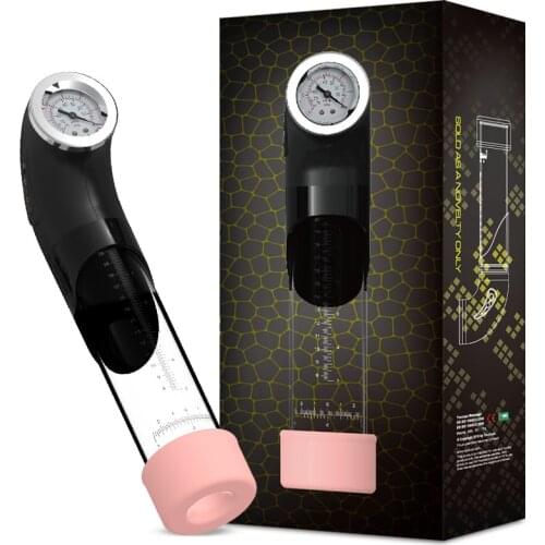 USB Rechargeable Penes Vacuum Pump With Watch Extender Exerciser Adults Penis Extend Enlargement Machine For A Men