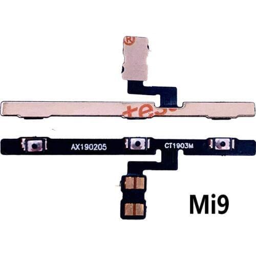 New Power on/off & volume up/down buttons flex cable Replacement for Xiaomi Mi9 Mi9SE phone