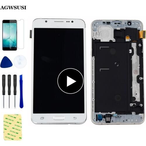 For Samsung Galaxy J7 2016 LCD Touch J710FN LCD Display Touch Screen for Samsung J710 SM-J710F J710M J710H Assembly With Frame