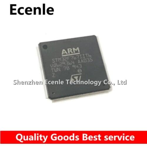 1 Pcs/Lot STM32F767IIT6 LQFP-176 MCU 32-bit ARM Cortex M7 RISC 2MB Flash 3.3V 100% New&Original