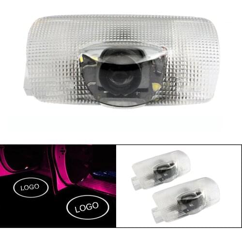 2 Pcs Car LED Door Logo Light Laser Shadow Projector Light For TOYOTA Highlander Camry Corolla Many Series 3D Courtesy Light