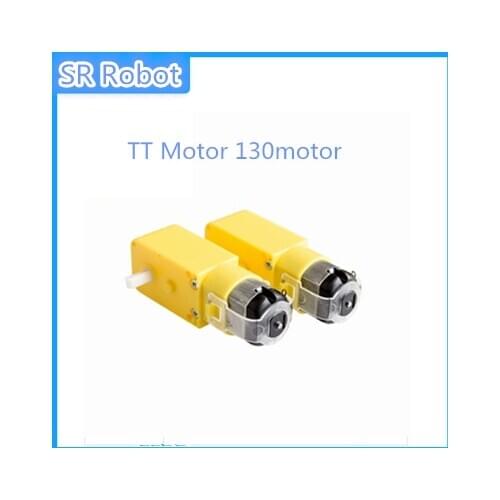 2pcs TT Motor 130motor Smart Car Robot Gear Motor for Arduino DC3V-6V DC Gear Motor Intelligent Car Chassis Four Drive Car