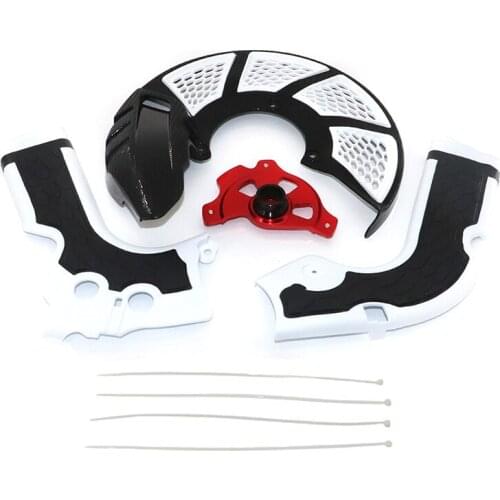 20mm hub X-Brake Disc Rotor Guard Cover Protector Protection Frame Guard Fit CR CRF CR125 CR250 CRF250L Motocross Off Road