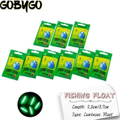 50Pcs 4.5*37mm/3.0*25mm Fishing Float Fluorescent Lightstick Light Night Float Rod Lights Dark Glow Stick Useful Fishing/Party