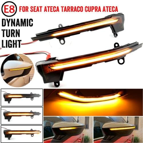 For SEAT Ateca Cupra Ateca Tarraco Xcellence 2016-2019 Car Dynamic Blinker Indicator sequential Turn Signal Light