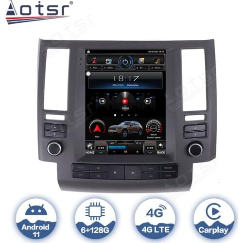 AOTSR Android 9 Car Radio Coche For Infiniti FX35 FX45 FX25 FX37 2003 2004 2005 2006 Multimedia Player GPS DSP CarPlay AutoRadio