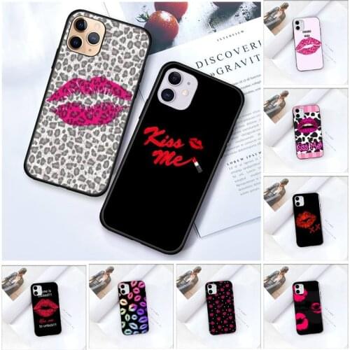 Zororong red Lips kiss Phone Case For iPhone 12 Mini 11 Pro XS Max X XR 7 8 Plus