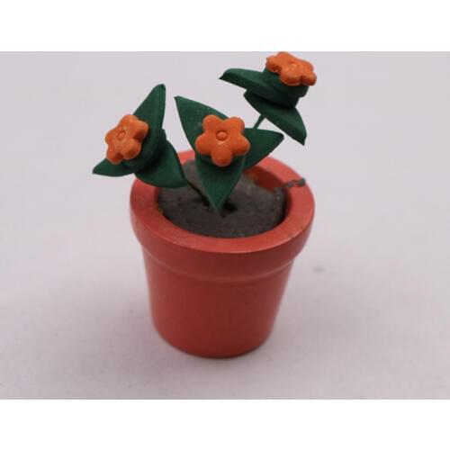 G07-X326 children baby gift Toy 1:12 Dollhouse mini Furniture Miniature rement Doll accessories little flower 1pcs