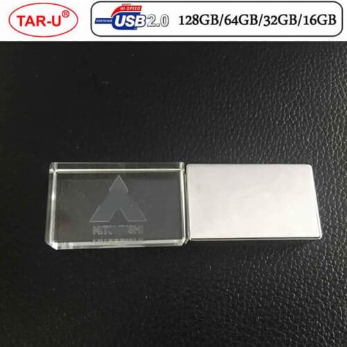 Creative brand Car logo 64GB 32GB 16GB Crystal USB flash drive high speed capacity flash pen drive car logo USB stick
