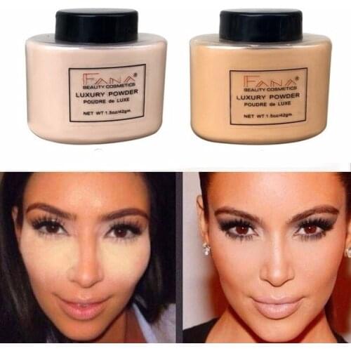 Banana Powder Smooth Loose Oil Control Face Powder Makeup Concealer Mineral TSLM1