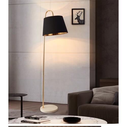Nordic style floor lamp E27 white black floor lamp high end quality standing lamp lighting for living room metal stand lamp