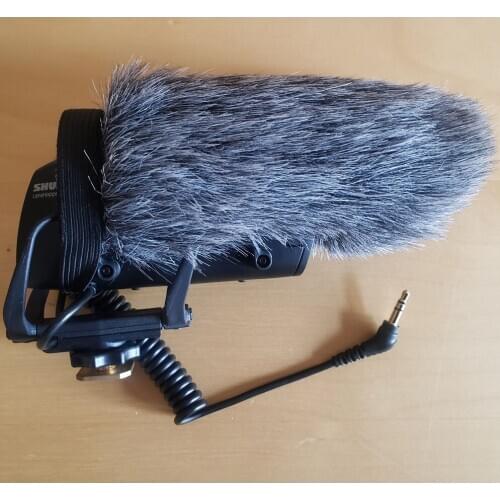 Outdoor Artificial Fur Wind Microphone Cover Muff Windscreen Sleeve Shield For Shure VP83 VP837 Dead cat for Shure VP83 VP837