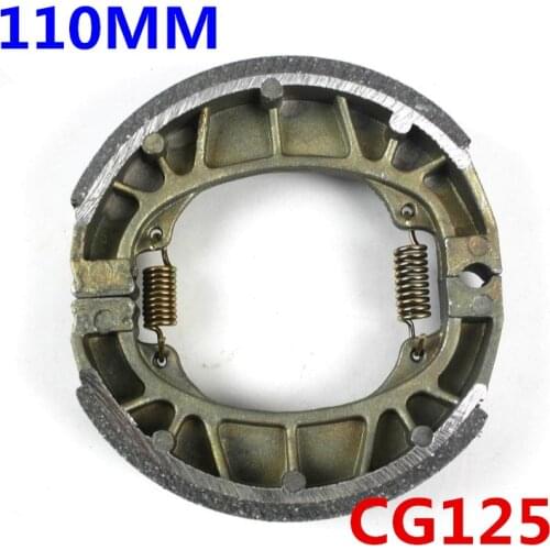 Wholesale 110mm 130mm rear drum brake shoes for electric vehicles,CG125 GS125 drum brake pads for electric bike/motorcycle
