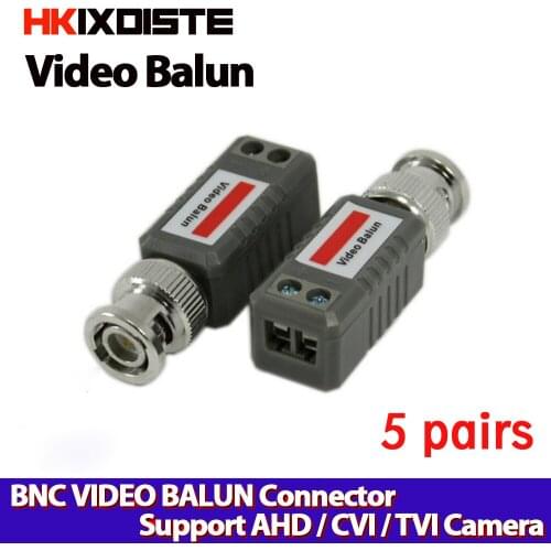 Hottest CCTV Accessories CCTV Passive BNC Video Balun to UTP Transceiver Connector for IP Camera