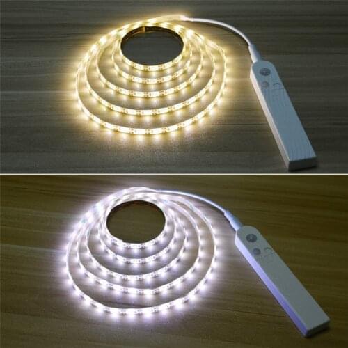 Battery Power With Motion Led Strip Light SMD2835 50cm 1M 2M 3M 4M 5M