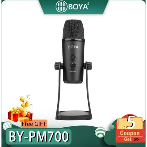 BOYA BY-PM700 Professional Condenser Sound Podcast Studio Microphone For PC Laptop Skype MSN karaoke Music Microfon Conferencing