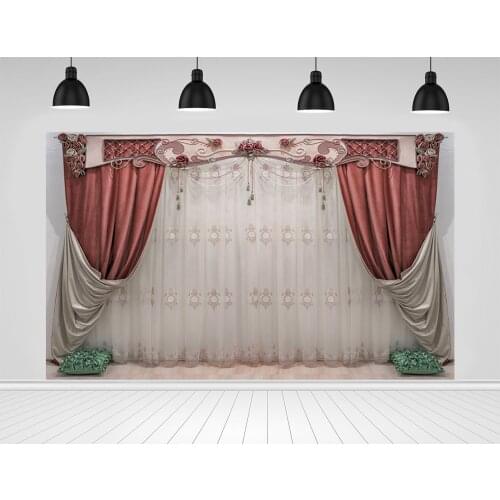 Scopiso Vintage White Curtain Pillows Interior Room Decro Wedding Baby Portrait Photozone Photophone Photo Backdrops Background