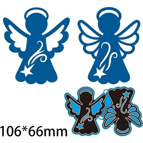 106*66mm Angel New Metal Cutting Dies for DIY Scrapbooking Photo Album Embossing Paper Card