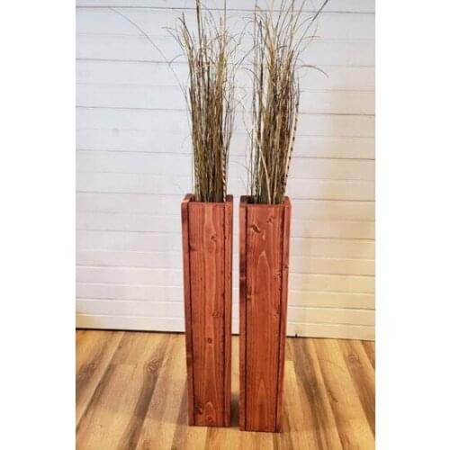 Modern Solid Wood Dekorotif Flower Bed Trinket Vazo 2'li trinket vase jarrón ваза vaso مزهرية