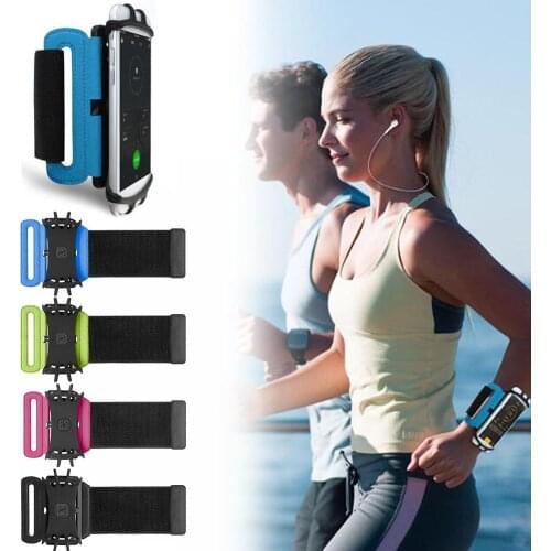 Sports Armband Case for iPhone X 8 7 Universal Rotatable Wrist Running Sport Arm Band With Key Holder for 4-6 inch Phone