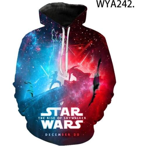 Disney Star Wars Movie 3D Printed Hoodies Men Women Children Sweatshirts Pullover Boy Girl Kids Streetwear Fashion Tops
