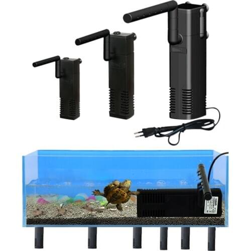 Internal Aquarium Filter Water Pump with Spray Bar Filtration Durable for Fish Tank C66