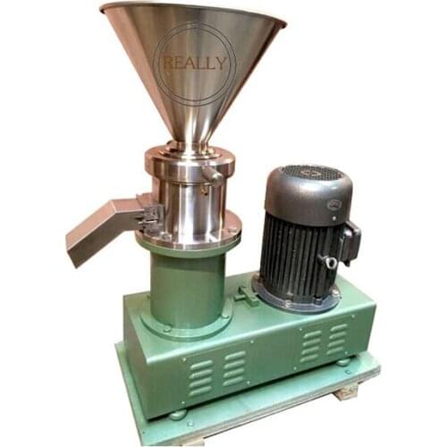 Motor High Speed Stainless Steel Peanut Butter Colloid Mill Pine Nut Processing Equipment