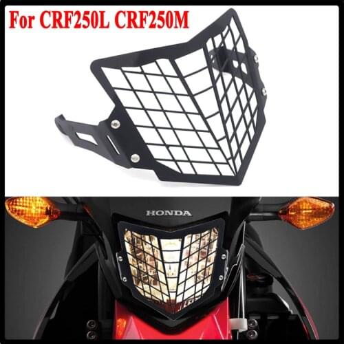 Motorcycle Grille Headlight Protector Guard Lense Cover For HONDA CRF250L CRF250M 2012 2013 2014 2015 2016 2017 CRF 250L 250M