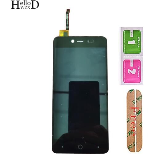 Mobile LCD Display For Highscreen Easy L LCD Display Touch Screen Digitizer Parts Screen LCD Tools 3M Glue