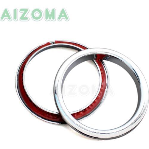 1 Pair Chrome Front Turn Signal Cover For Jeep Wrangler JK 2007-2015 ABS Plastic Fog Light Lamp Trim Bezel Frame