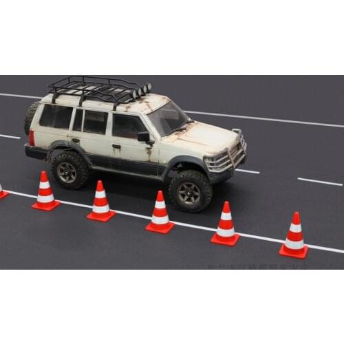 Orlandoo Hunter model car crawler 1:35 1/32 traffic ice cream cone scene decor pieces ornaments 16pcs