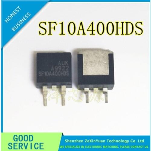 30PCS/LOT SF10A400HDS SF10A400 10A400 10A400HD DPAK ABSOLUTE TO-263 SF10A400HD LIQUID CRYSTAL TILES TUBE