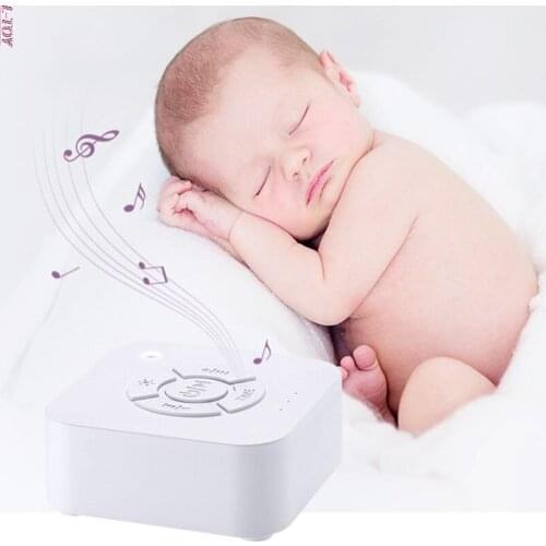 White Noise Machine USB Rechargeable Timed Shutdown Sleep Sound Machine For Sleeping & Relaxation For Baby Adult Office Travel