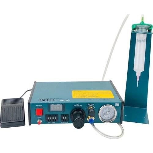 Free shipping 110V /220V Auto Glue Dispenser Solder Paste Liquid Controller Dropper CLD-983A Dispensing system high quality ne