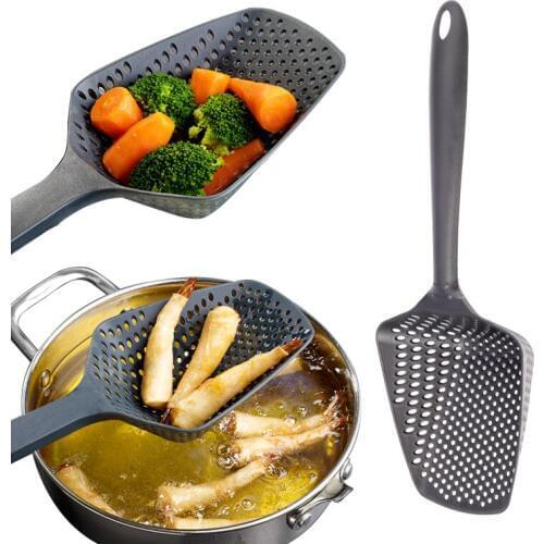 CARRYWON Nylon Strainer Large Scoop Colander Kitchen Appliances Spoon Shovel Soup Spoon Filter Cooking Tools Kitchen Accessories