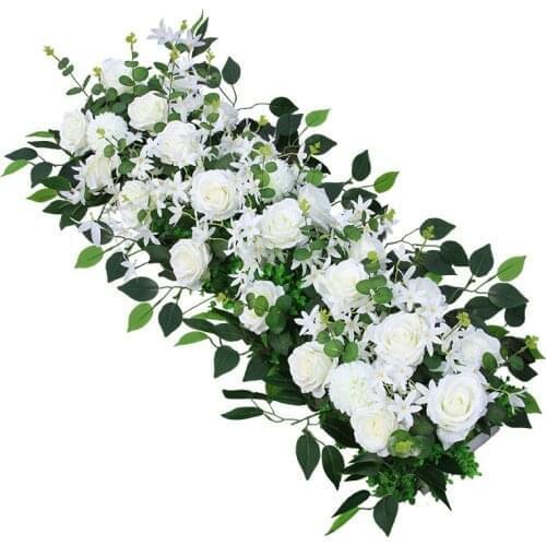 10pcs Artificial Flowers For Home Decoration Fake Dried Flowers Autumn Decoration Wedding Supply Flower Vine Wall Hanging ZJH089