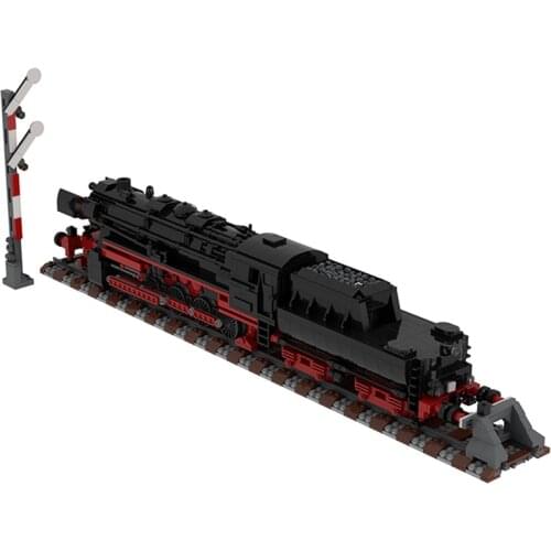 German Class 52.80 Steam Locomotive Vapour Train Building Blocks Kit Assemble Model Vehicle Toys Children Birthday Gift