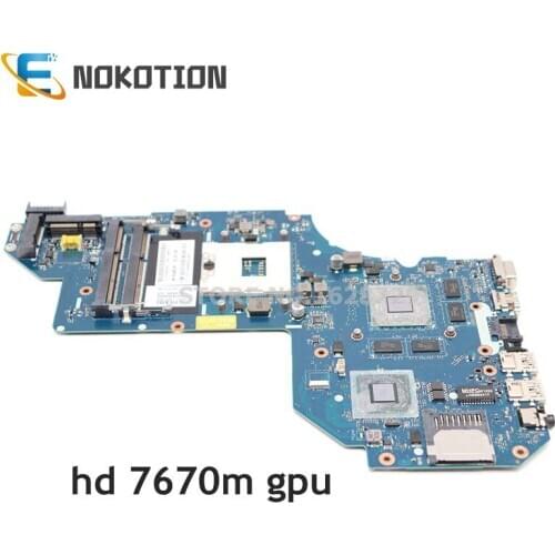 NOKOTION 686930-001 690293-001 698397-601 For HP pavilion M6 M6-1000 laptop motherboard HM77 DDR3 QCL50 LA-8711P 7670M GPU