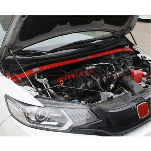 QDAEROHIVE car hood reuses gas spring support rod Slow Down Shock Gas Strut for FOR Honda Fit jazz ACCESSORIES 2014-2019