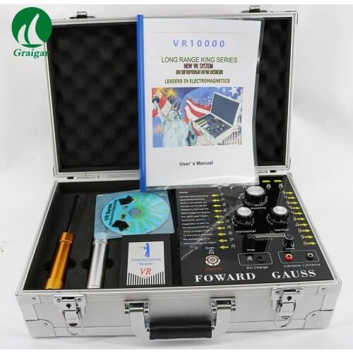 VR10000 Underground Metal Detector Rock Gold, Sand Gold, Silver, Bronze, Brass, and Precious Stone Finder Depth: 5-200m