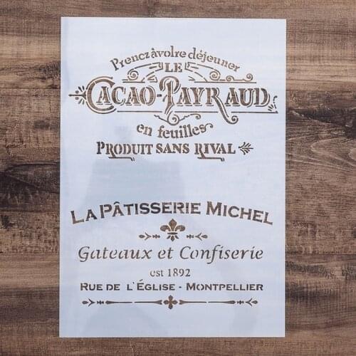 Size A4 Letter DIY Mandala Layered Templates Wall Painting Scrapbooking Coloring Embossed Decorative Card for Album Template