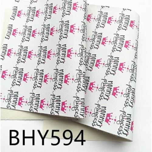 Free shipping 7.6*12inch cartoon print synthetic leather fabric for DIY accessories BHY594