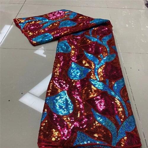 African embroidery tulle Lace with twinkle sequence Top Class Very soft French Nigeria mesh Lace Fabric For Wedding