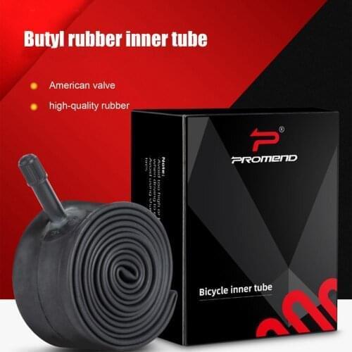 Bicycle Inner Tube With Air Nozzle Wearable MTB Bike Tyre 700 X 23-25c Butyl Rubber Bicycle Tires 700C French Mouth 48/60/80